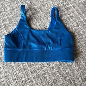 IVL Blue Scoop Neck Bralette - Women’s Comfort Crop Top